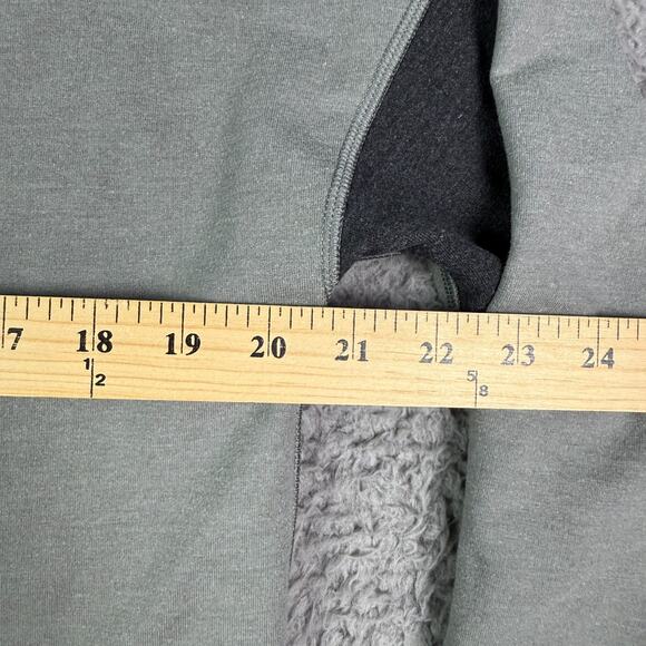 Lululemon Reversible Sweatshirt Mens M Gray Geometric Crewneck Pullover Stretch - Picture 8 of 10